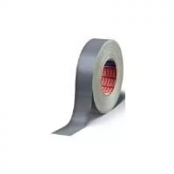 Cinta de tela Tesa 4657, 38 mm x 50 m, gris, tejido especial con recubrimiento plástico
