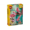 LEGO Creator 3 en 1 Flamenco rosa 31170 set de construcción, 288 piezas, altura 230 mm, edad recomendada 8+