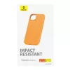 Funda para móvil para iPhone 15 Plus Baseus Fauxther Series (naranja)
