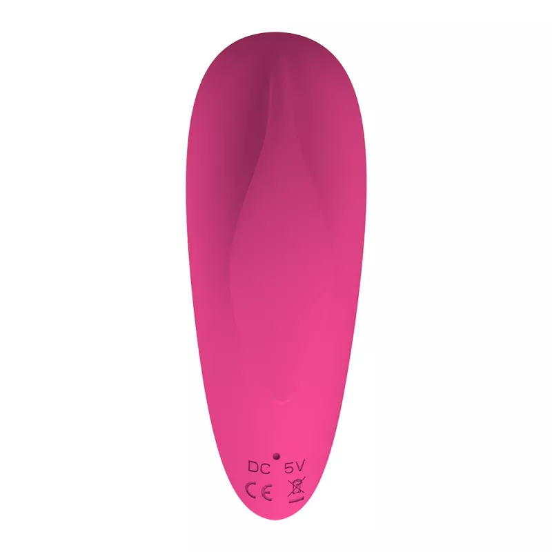 Masajeador de clítoris Erolab Dolphin VVS01r rosa — estimulador personal compacto, recargable por USB