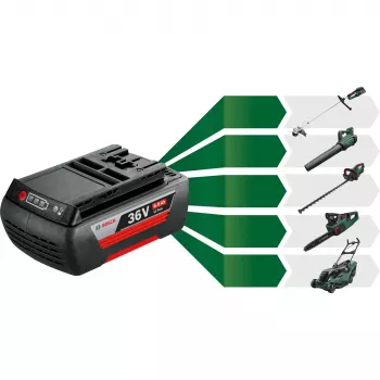 Set de arranque con batería Bosch GBA 36V 6,0Ah con cargador AL 36V-20, negro