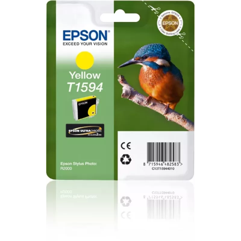 Cartucho EPSON T1594 1 x 17 ml Ultrachrome Hi-Gloss2 Amarillo