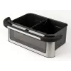 Freidora G3 Ferrari G10223 doble 12 L de pie 2200 W freidora de aire negro, acero inoxidable