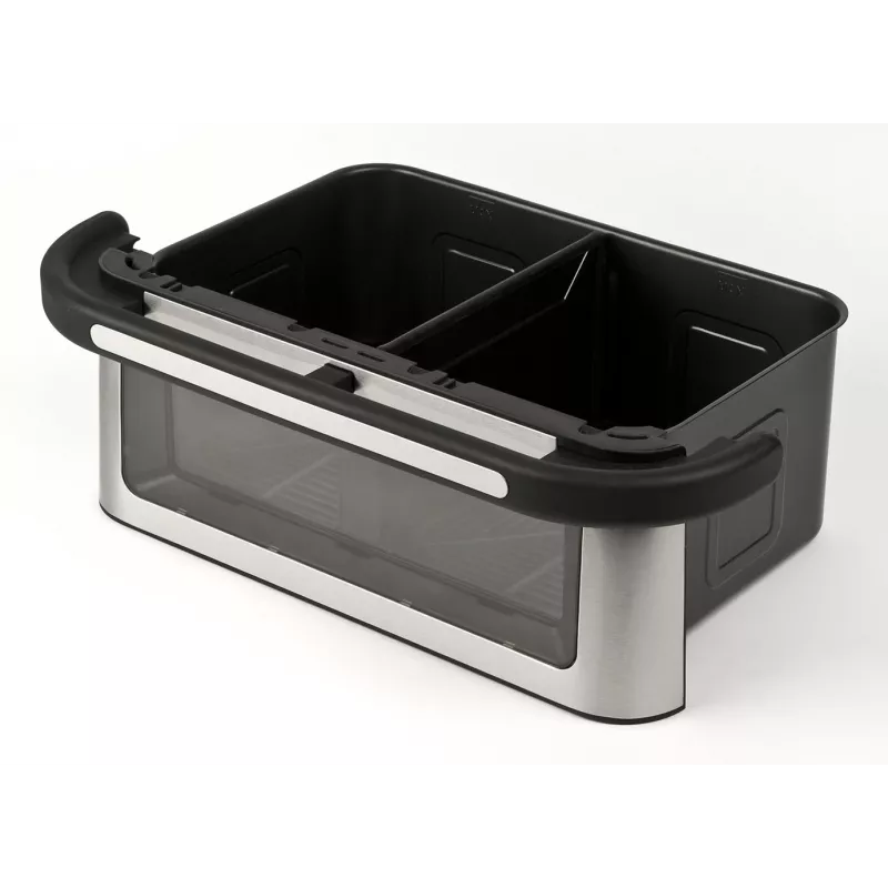 Freidora G3 Ferrari G10223 doble 12 L de pie 2200 W freidora de aire negro, acero inoxidable