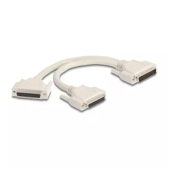 DeLOCK 67172 Cable serie beige 0,3 m DB-HD 44 a 2 x DB-HD 44