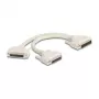 DeLOCK 67172 Cable serie beige 0,3 m DB-HD 44 a 2 x DB-HD 44
