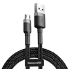 Baseus Cafule Cable Micro-USB 2.4A 1m (gris/negro)