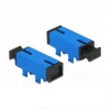 Acoplador de fibra óptica para PCB SC simplex hembra a SC simplex hembra monomodo azul