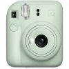 Cámara instantánea Fujifilm Instax Mini 12 Verde — imagen 86x54 mm, película 62x46 mm, distancia focal equivalente 60 mm