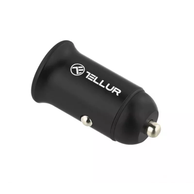 Cargador de coche Tellur PD60W QC30W T-MLX43921 — carga rápida PD de 60W y QC de 30W para vehículos