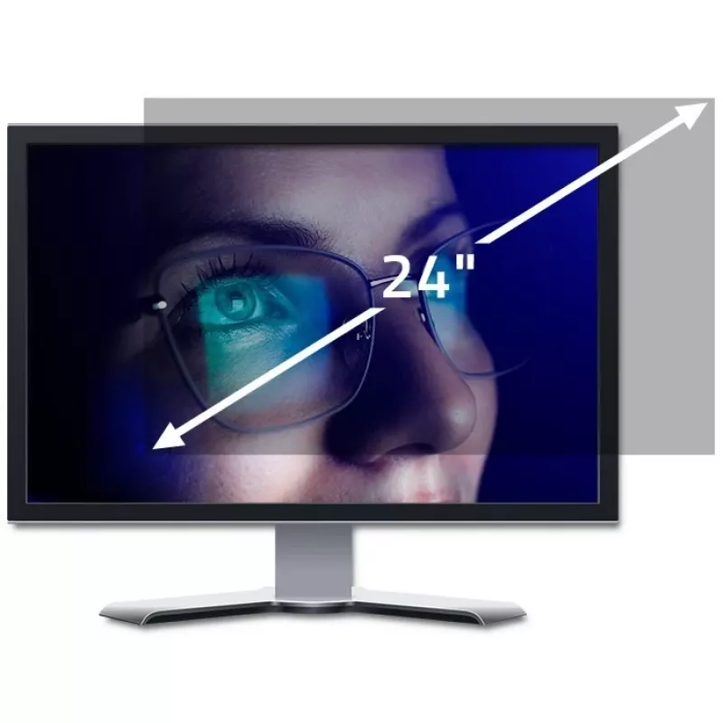 Filtro de privacidad Qoltec 51061 para monitor de 61 cm (24