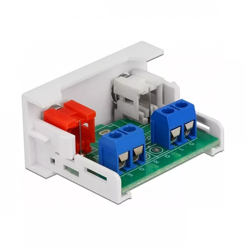 Módulo Easy 45 2 x conector hembra RCA DeLOCK 81338