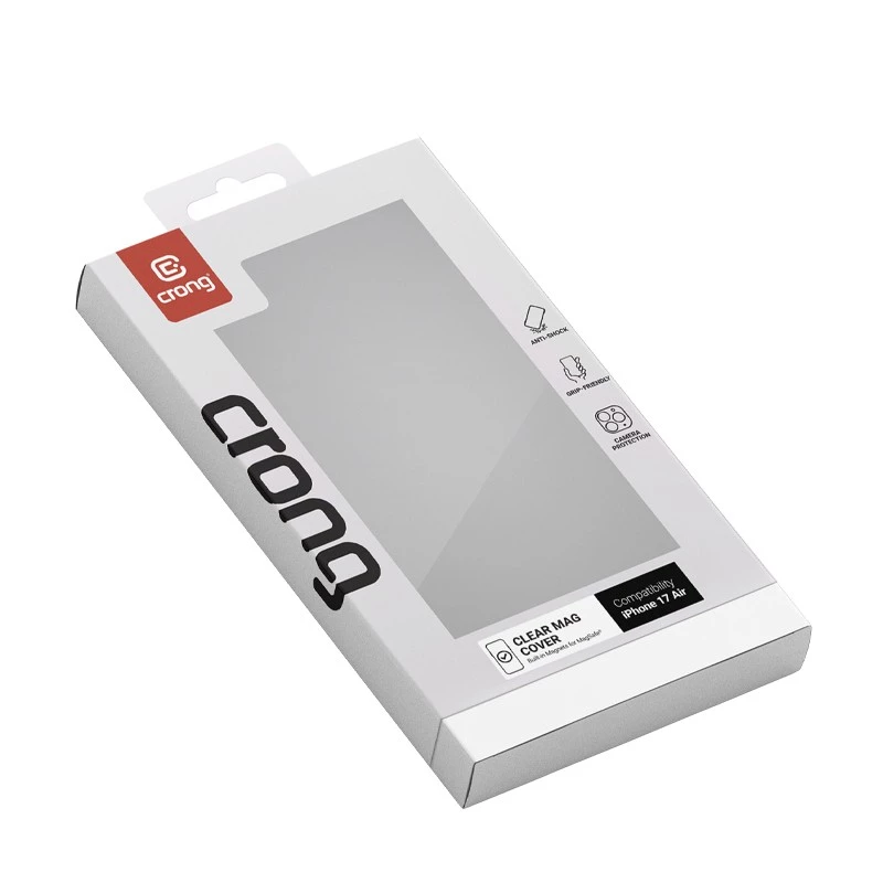 Funda protectora MagSafe Crong para iPhone Air transparente