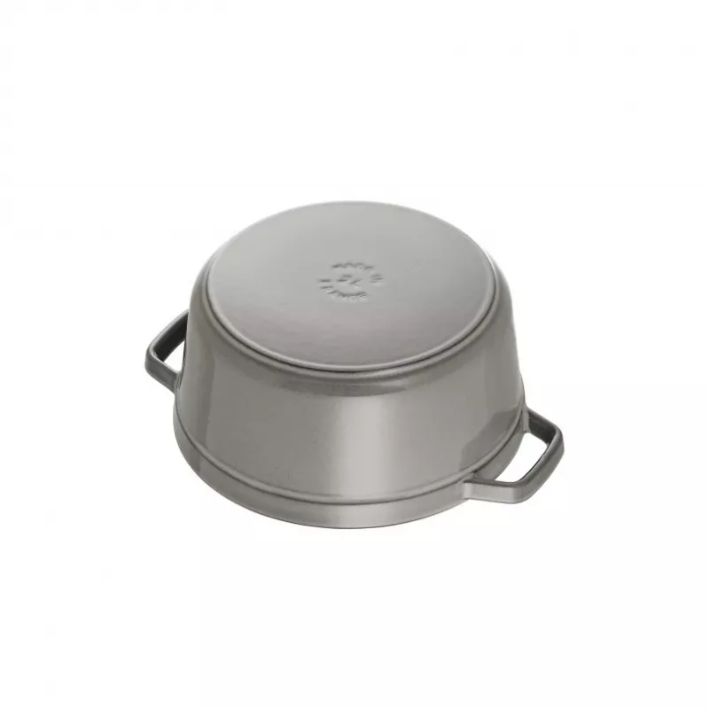 Cocotte Staub 20 cm gris hierro fundido