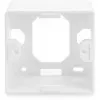 Toma de datos CAT.6A, superficie, apantallada, 2x RJ-45 LSA (blanco, 5 unidades, clase E)