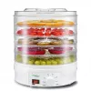GreenBlue GB190 deshidratador de alimentos para setas, verduras y frutas, 5 bandejas, 250 W, temperatura ajustable 35–70 °C, blanco