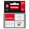 Cartucho de tinta ActiveJet AC-576NX compatible con Canon CL-576XL High (XL) Yield, a base de tinte amarillo/rojo/azul, 15 ml