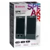 Altavoces de escritorio/estantería DEFENDER SPK-170 2.0, 4 W RMS, USB 5 V con cable, 3,5 mm, negro