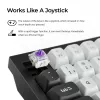 Teclado mecánico Keychron Q6H-M1 inalámbrico RGB Carbon negro