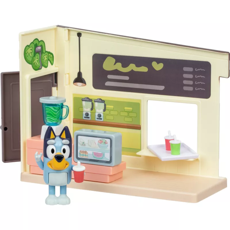 Set de figuras Bluey Mini Juice Shop