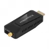 Sintonizador mini DVB-T2 H.265 HEVC KRUGER & MATZ KM9998, 470–862 MHz, 1 sintonizador, HDMI, USB, 720p