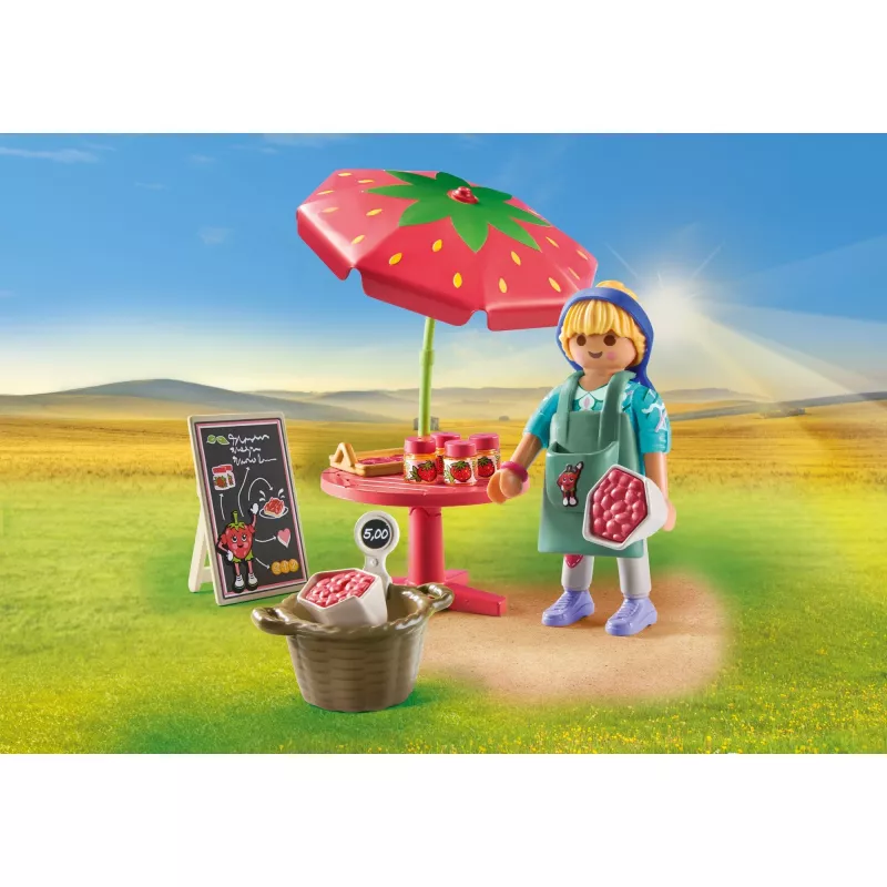 Playmobil Country Puesto de mermelada de fresa casera