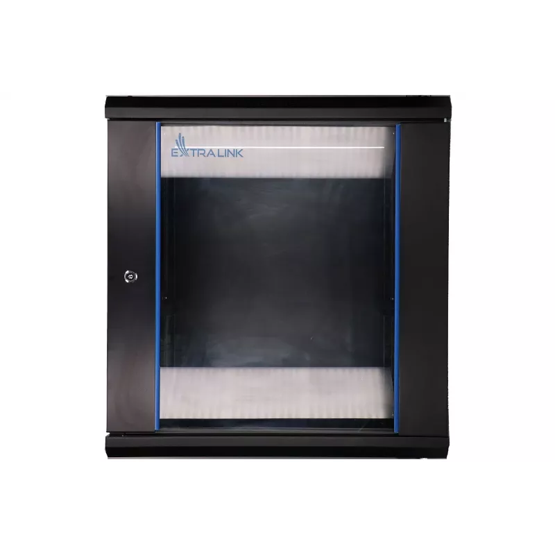 Armario de montaje en pared Extralink Extralink Rackmount cabinet 12U 600x450 negro