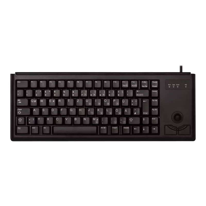 Teclado CHERRY G84-4400 universal USB QWERTY inglés US negro