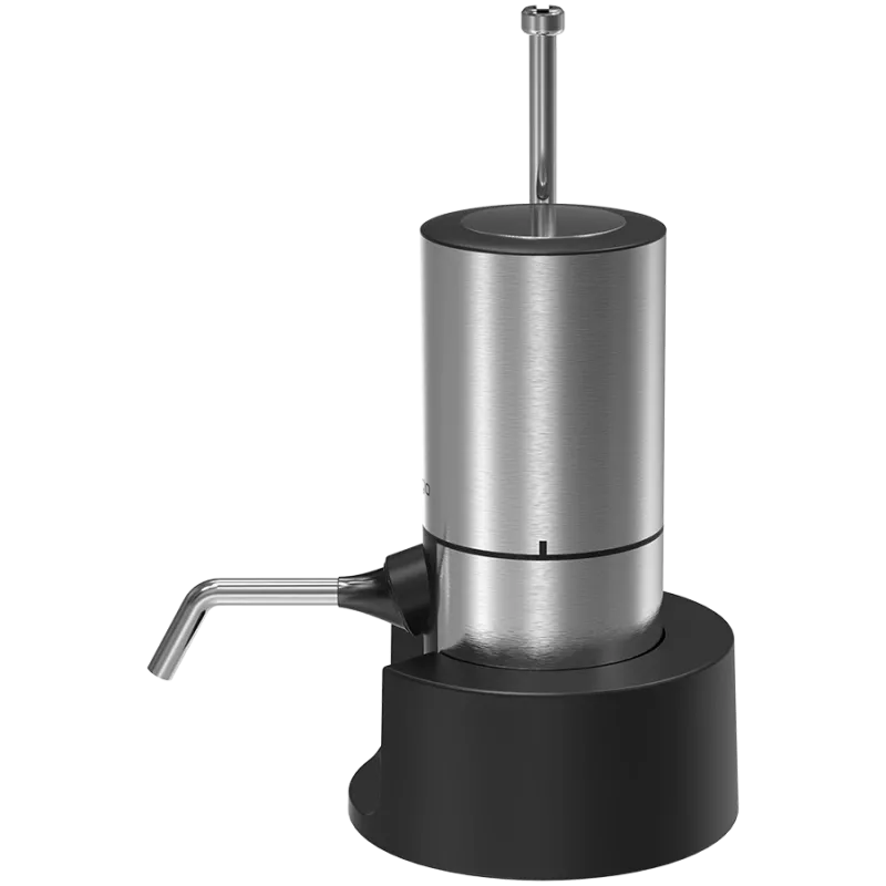 Dispensador de vino eléctrico a batería con tubo de acero inoxidable