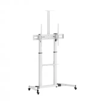 Soporte de suelo Sbox FS-3610 para televisores LED ultra grandes 60-100 100kg blanco