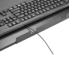 Bandeja de teclado Maclean MC-839 | Bandeja bajo el escritorio para teclado y ratón | Bandeja de teclado con abrazadera | Solución ergonómica para el puesto de trabajo