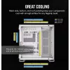 Caja de PC Corsair CC-9011285-WW semitorre gris, blanca
