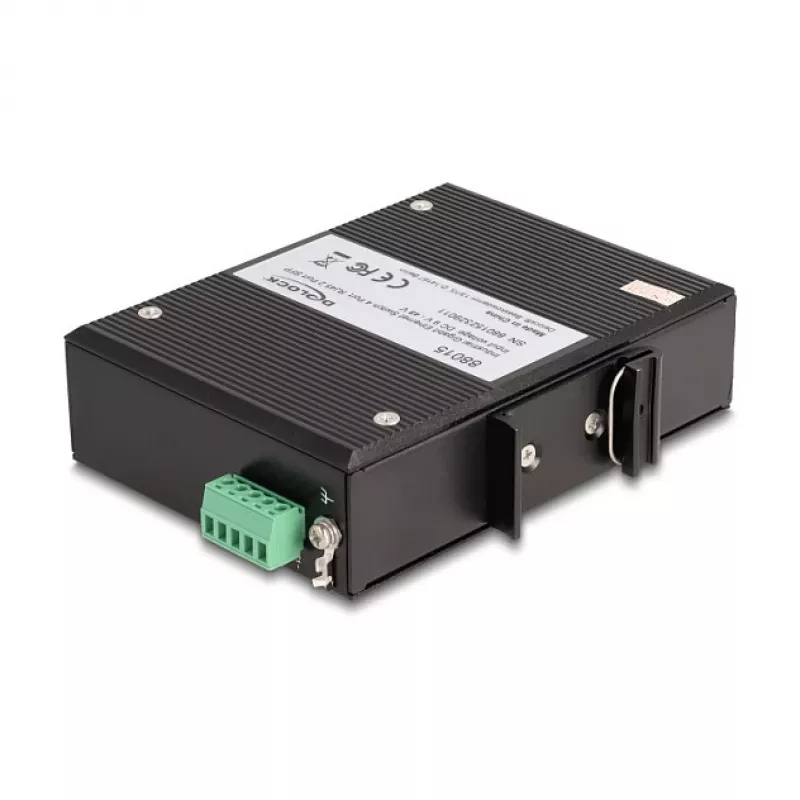 Switch no gestionado DeLOCK 88015 Gigabit Ethernet 4 puertos negro
