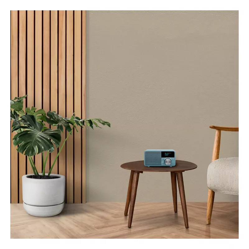 Sangean DDR-7 Norse Blue radio de sobremesa, DAB+, FM, AUX, Bluetooth, turquesa