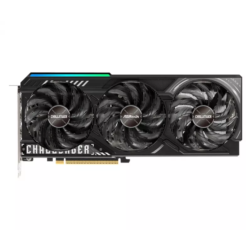 Tarjeta gráfica ASRock Challenger Radeon RX 9070 XT — 16 GB GDDR6, 256 bits, PCIe 5.0, refrigeración activa de 3 ventiladores