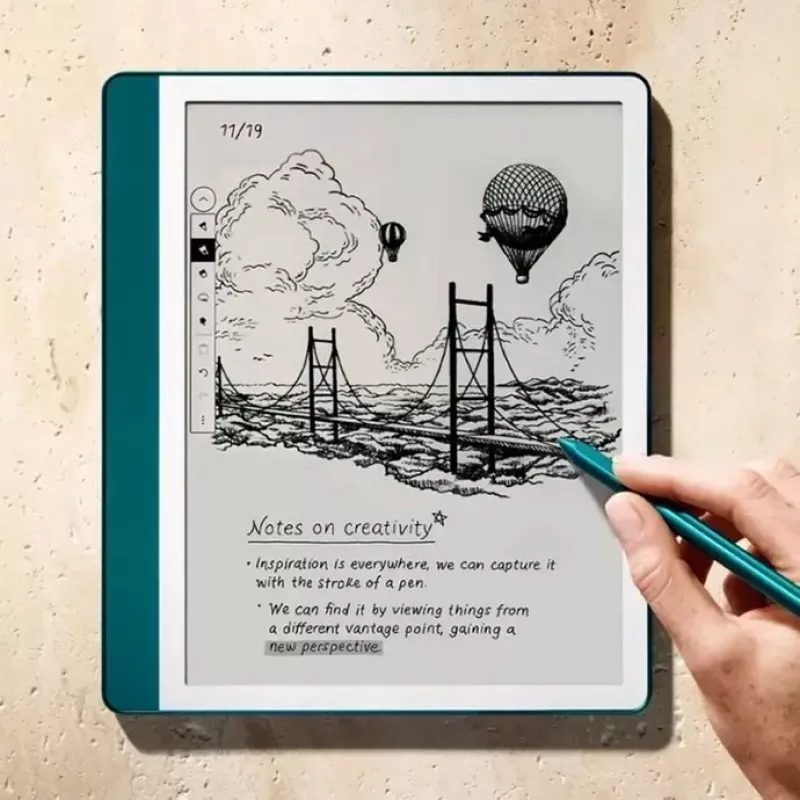 Amazon Kindle Scribe (2024) lector de libros electrónicos 64 GB, 10,2" sin reflejos, Wi-Fi, sin anuncios en la pantalla de bloqueo, con Premium Pen, Jade
