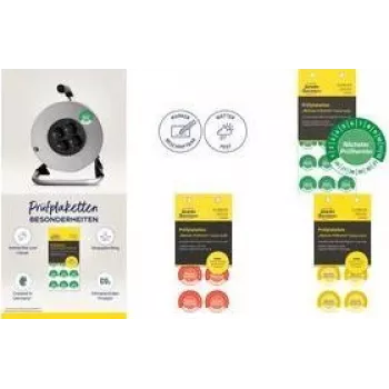 Etiqueta de inspección AVERY 6988-2026 verde vinilo resistente a la intemperie 30 mm