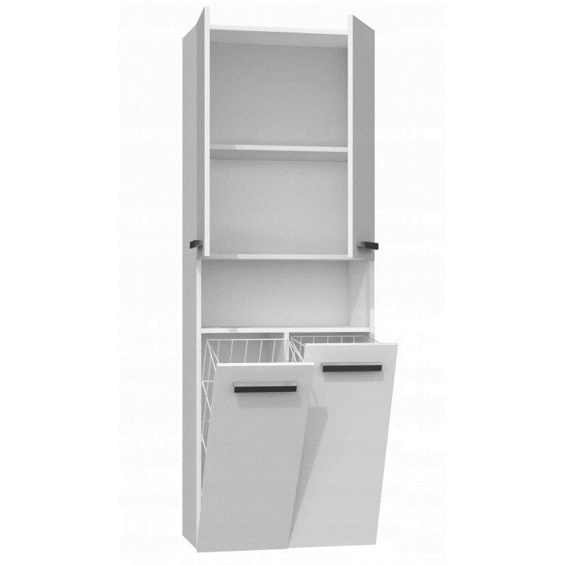 Topeshop NEL 2K DK BPOŁ armario de almacenamiento para baño, blanco