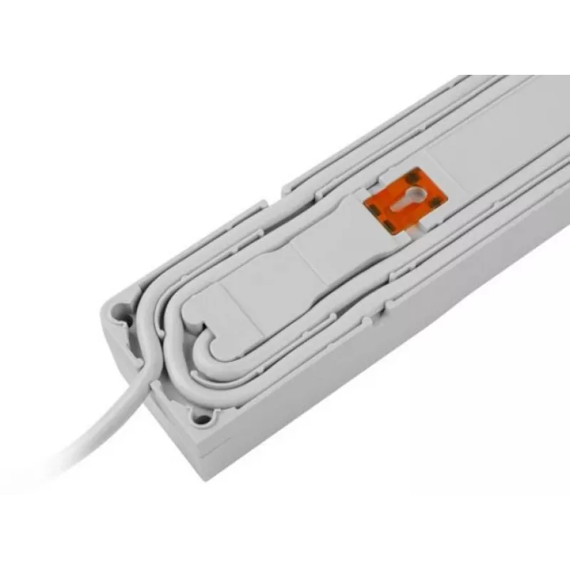Regleta de enchufes Armac Z5 5m 5x 230V PL 10A Organizador de cables gris