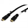 ROTRONIC-SECOMP Roline - Ultra High Speed - Cable HDMI con Ethernet - HDMI macho a HDMI macho - 20 m - apantallado - negro - activo, 2160p-Unt