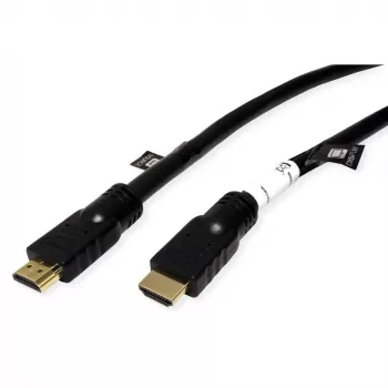 ROTRONIC-SECOMP Roline - Ultra High Speed - Cable HDMI con Ethernet - HDMI macho a HDMI macho - 20 m - apantallado - negro - activo, 2160p-Unt
