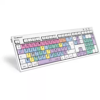 Teclado Logickeyboard LKB-FCPX10-CWMU-UK Office USB QWERTY UK-Inglés Multicolor