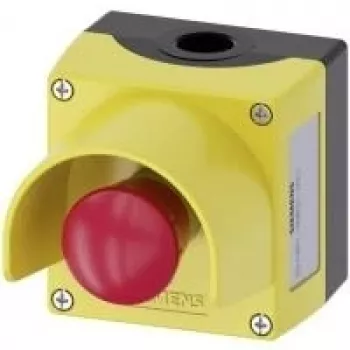 Siemens SIRIUS ACT 3SU1851-0NB00-2AC2 interruptor de parada de emergencia en carcasa con collarín protector, IP69K