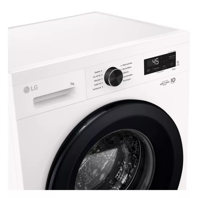 Lavadora LG F2X10S7NWK — carga frontal, 600 mm de anchura, 540 mm de profundidad, 890 mm de altura, 59 kg de peso neto