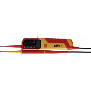 Comprobador de tensión y continuidad Wiha 44319 — eMobility, certificado IP67, diseño ergonómico