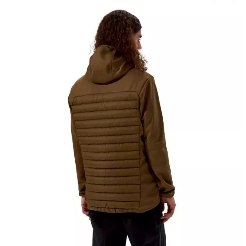 Chaqueta híbrida con capucha Berghaus Vaskye para hombre talla L marrón