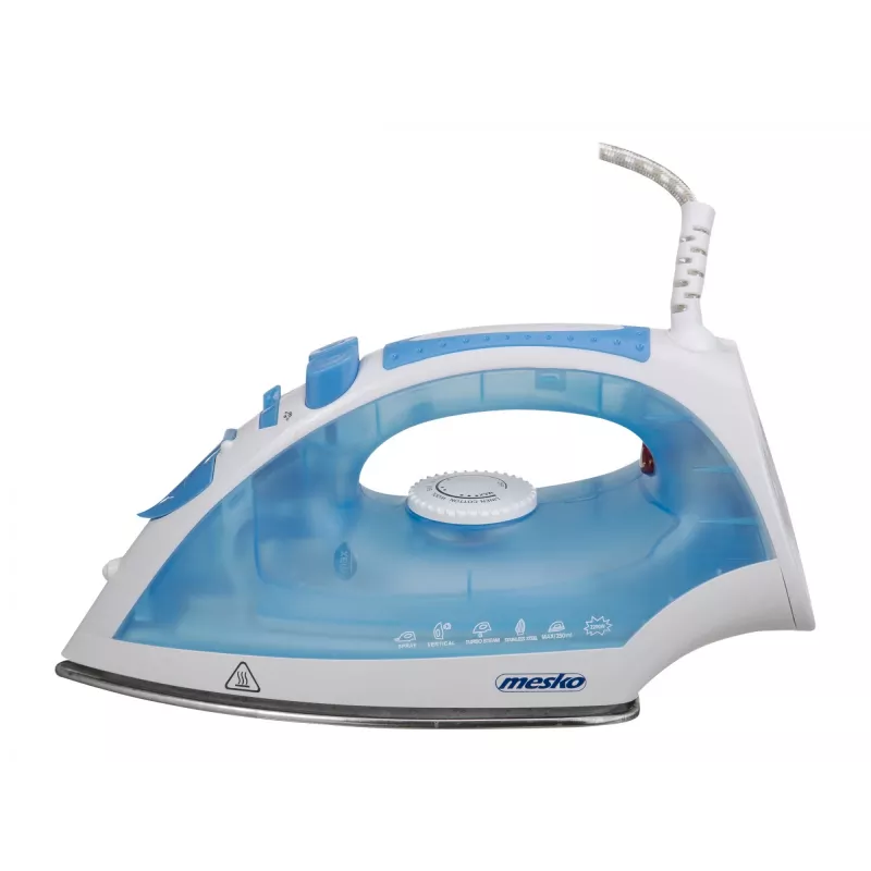 Plancha Mesko MS 5023 con cable 2200 W azul/blanco