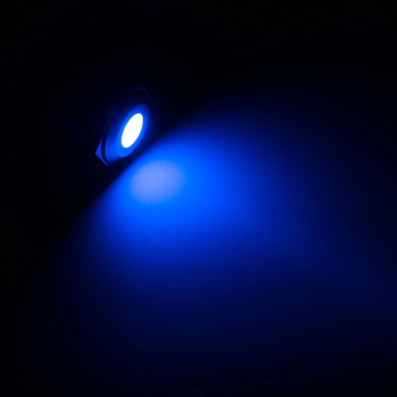Indicador LED Lamptron Dioda azul LAMP-SW2001-H, LED de señal para montaje en panel