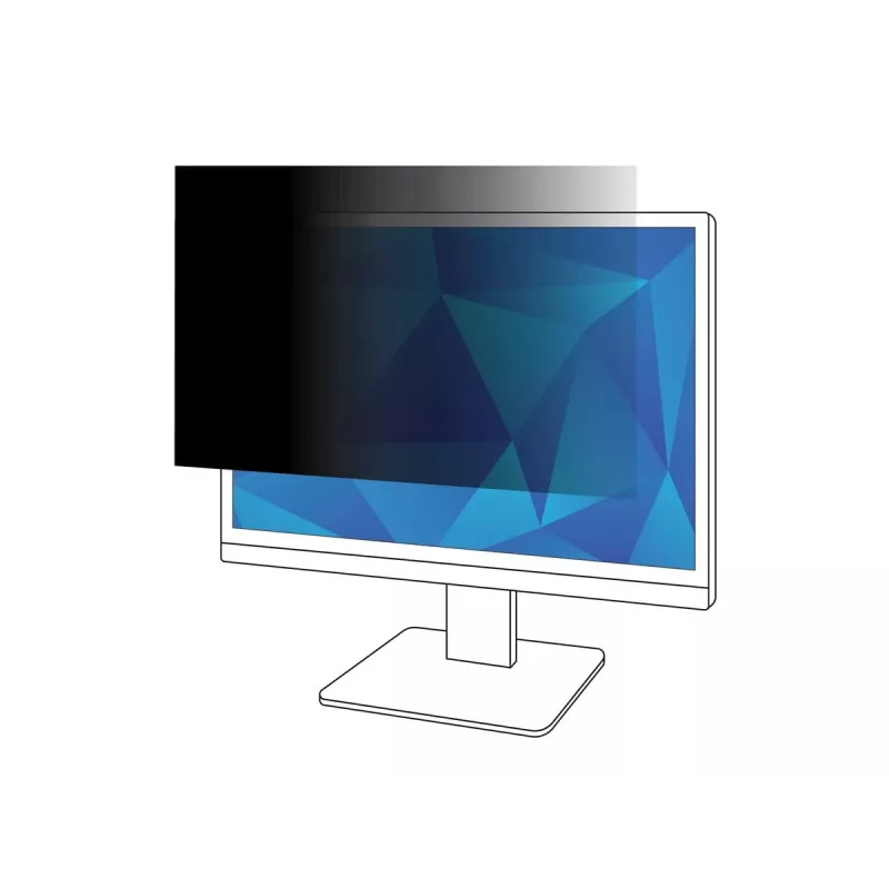 3M PF195W9B filtro de privacidad para pantalla 49,5 cm (19,5 inch) monitor filtro de privacidad para pantalla sin marco