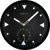 Reloj de pared NeXtime 3049 Serious Black, Ø32 cm, negro